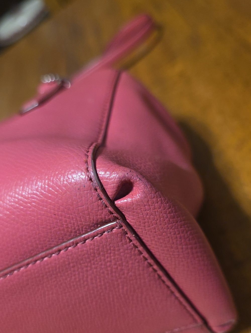 Coach Mini Christie Carryall Pebbled Leather Tote Bag in Pink - Picture 7 of 16